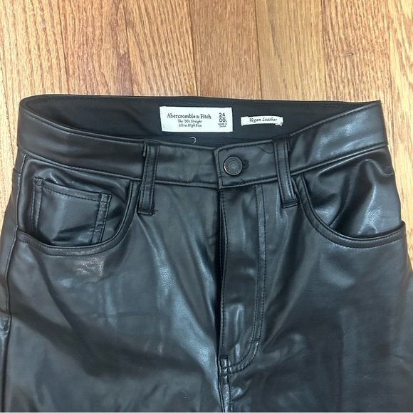 Abercrombie & Fitch Pants - Abercrombie & Fitch Leather Pants